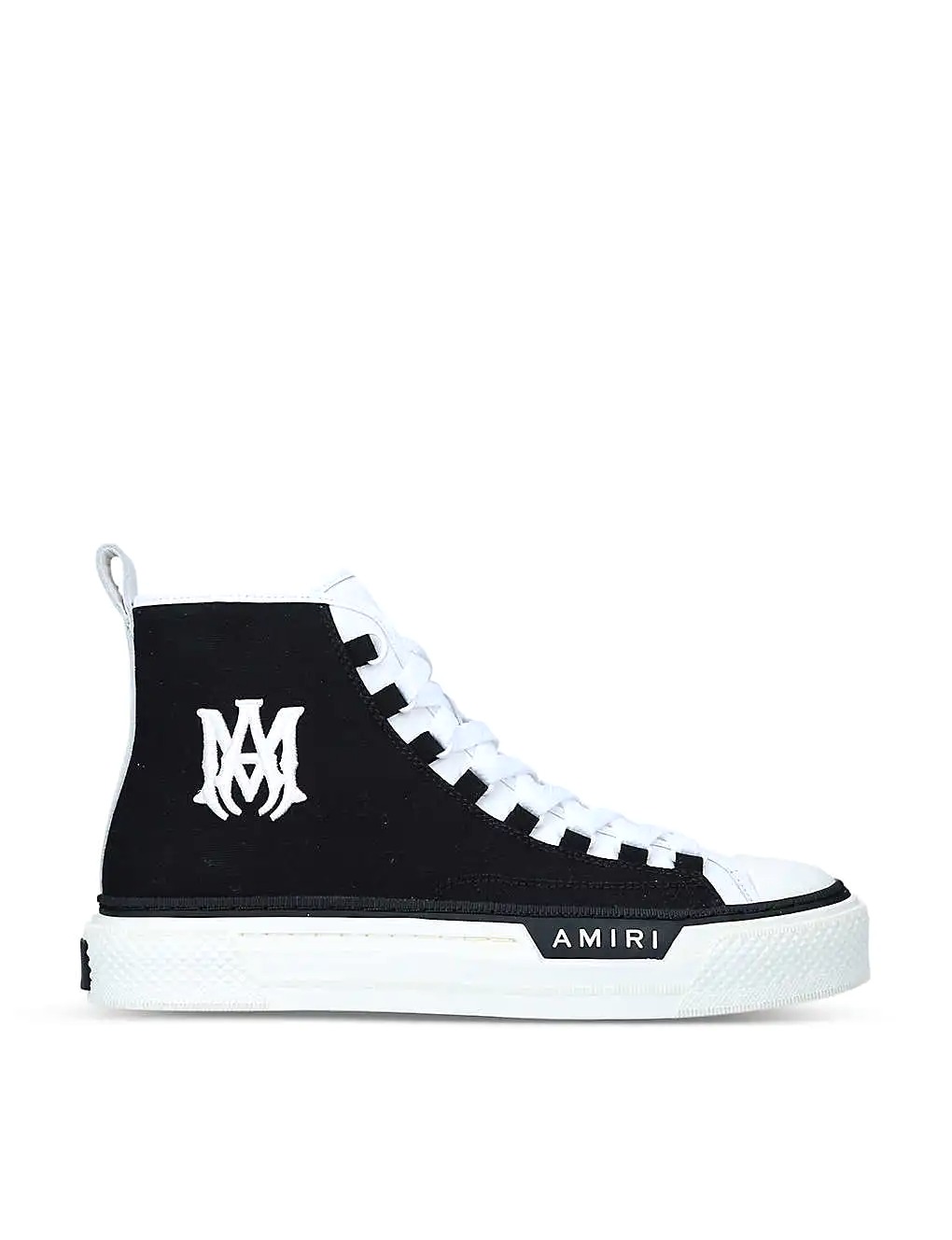GIÀY AMIRI Court logo-print canvas high-top trainers