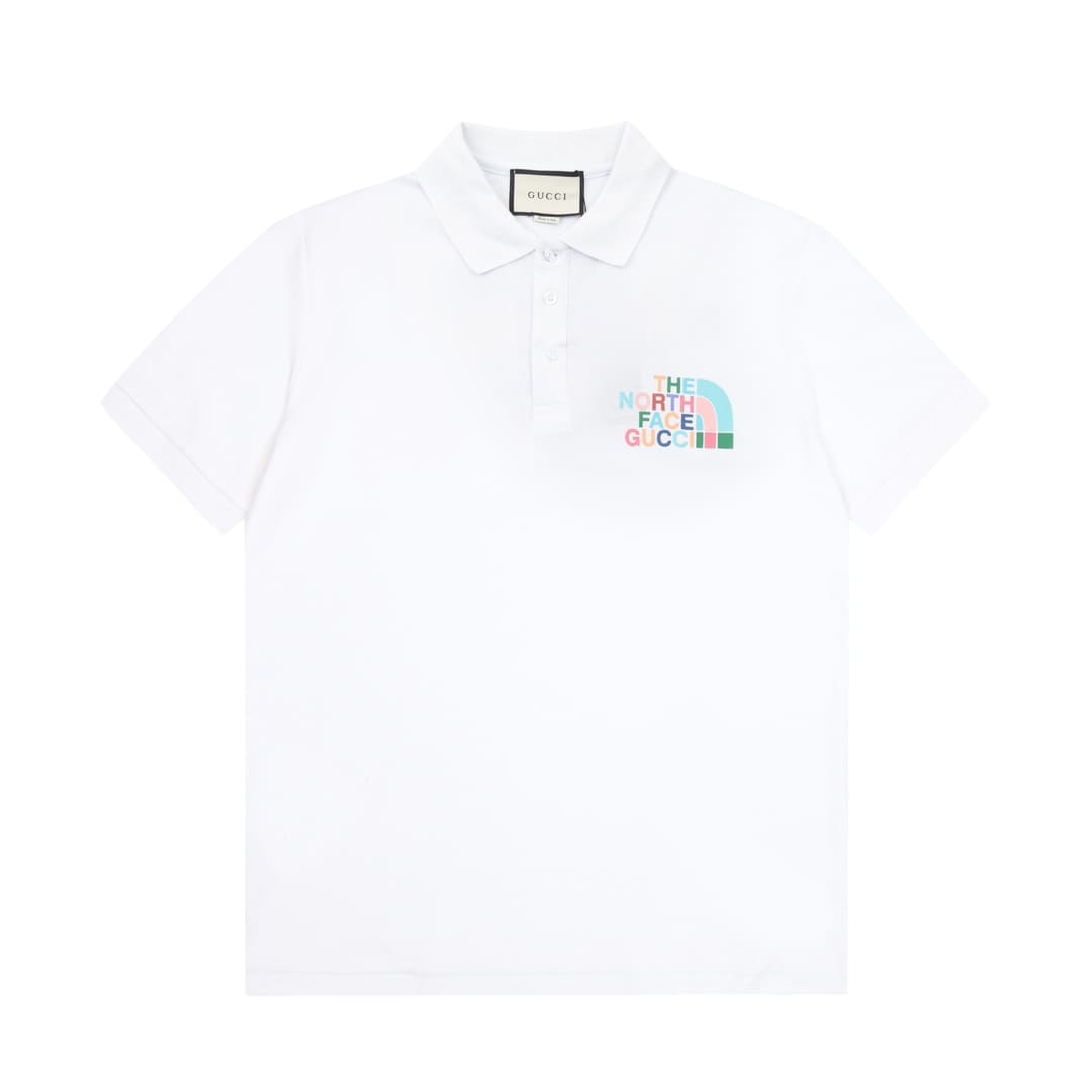 ÁO THE NORTH FACE GUCCCI POLO SHIRT MÀU TRẮNG UNISEX