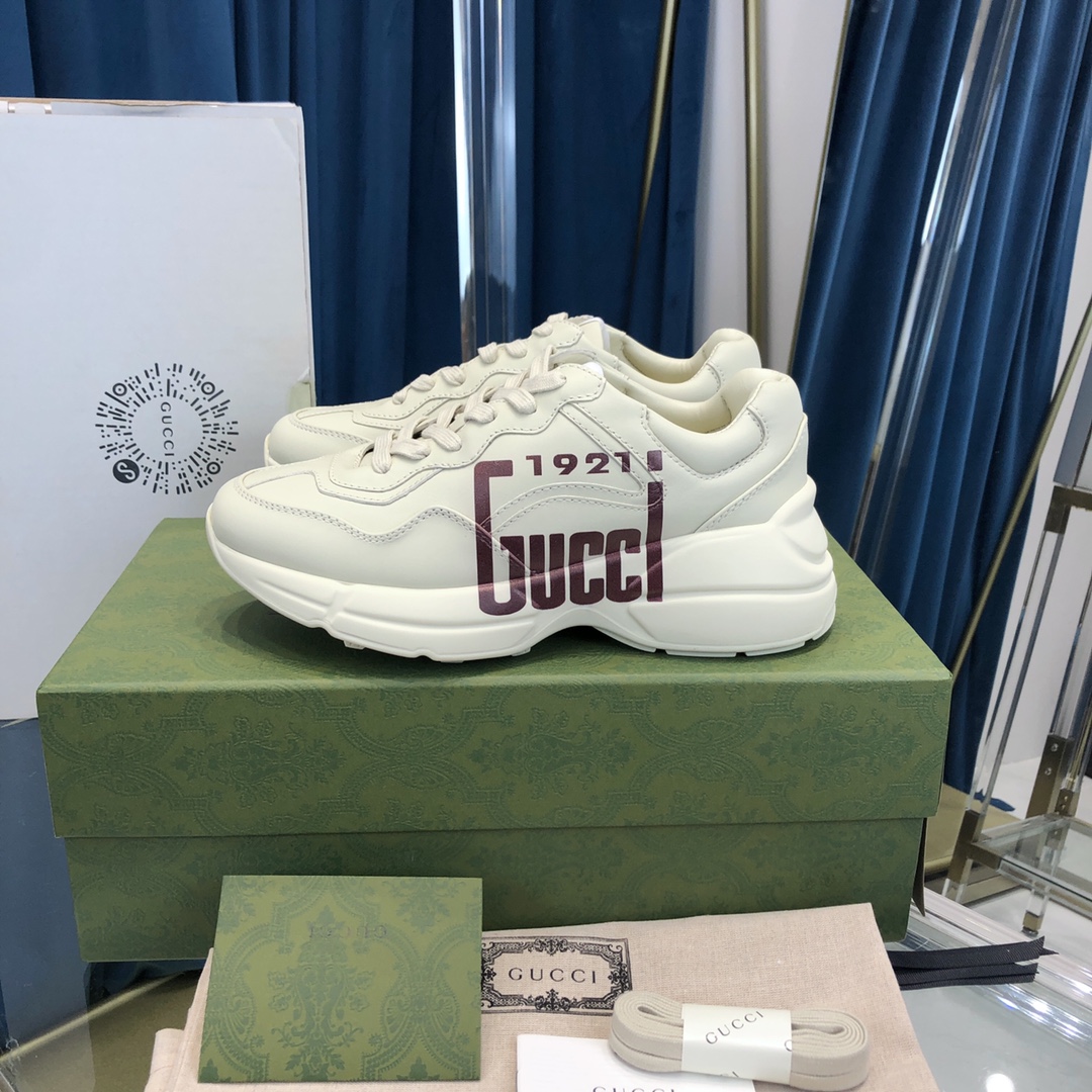 GIÀY GUCCI RHYTON GG ITALIA SNEAKERS SHOES UNISEX