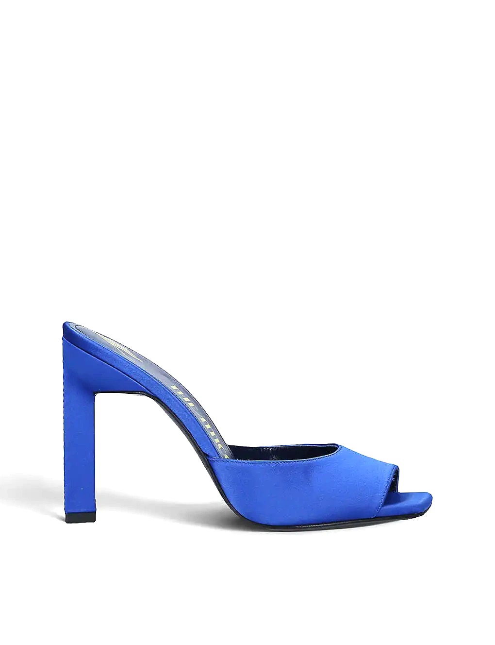 GIÀY ATTICO Kaia crystal-embellished satin heeled mules