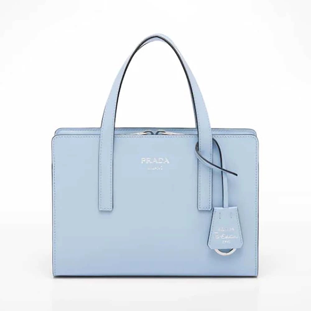 TÚI Prada Women Re-Edition 1995 Brushed-Leather Mini Handbag-Blue