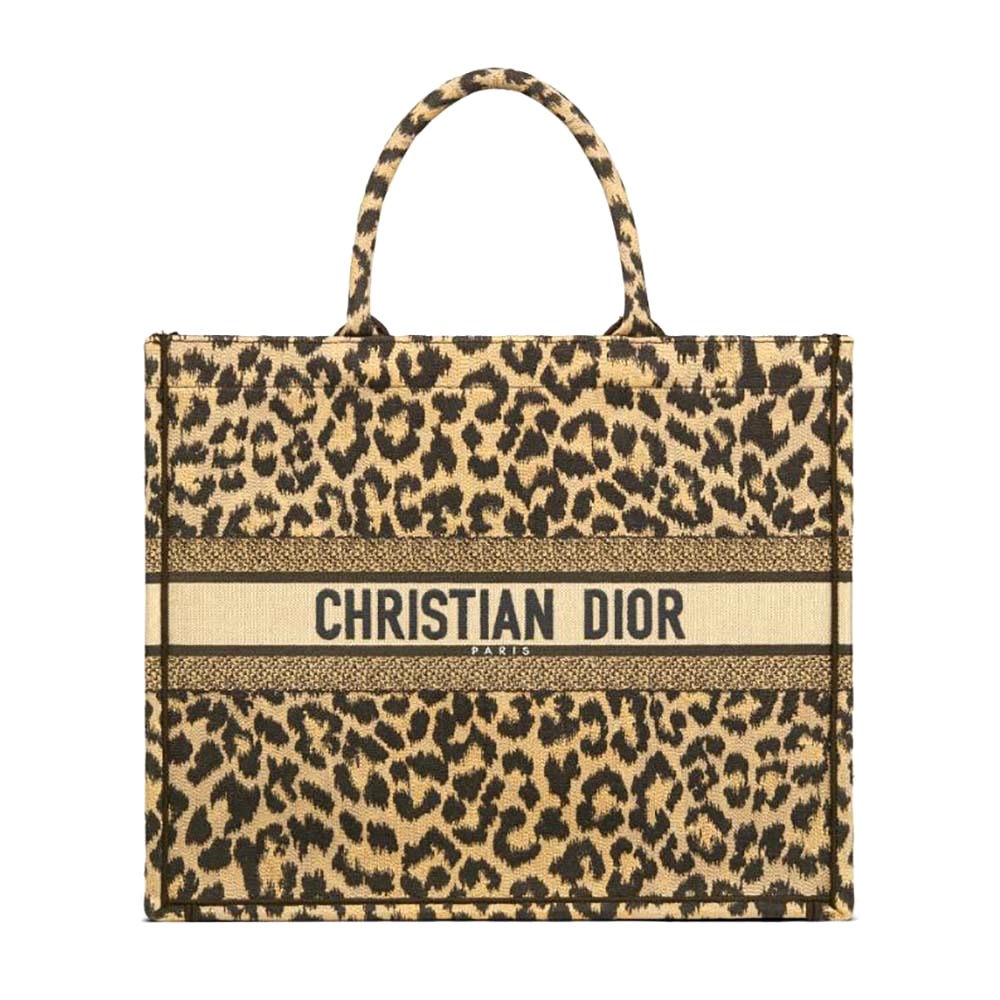 TÚI Dior Women Dior Book Tote Beige Multicolor Mizza Embroidery