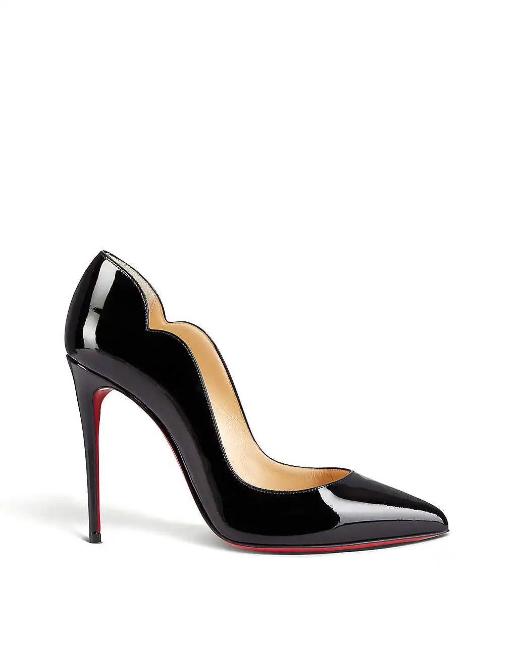 GIÀY CHRISTIAN LOUBOUTIN Hot Chick Sling 100 patent-leather courts