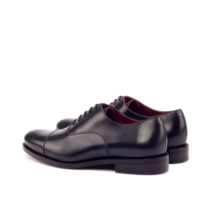 HENDERSON SHOES PERSONALIZATION BALDINI Classic Black Leather Oxfords HANDCRAFTED SHOES