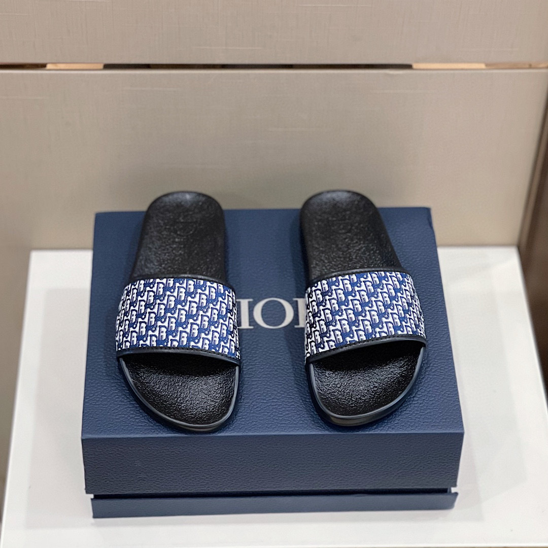 DÉP DIOR OBLIQUE MAN SLIPPER