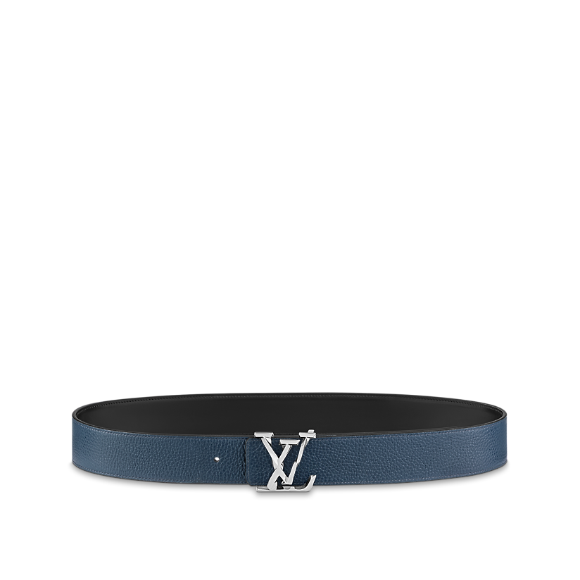 DÂY LƯNG LOUIS VUITTON LV PYRAMIDE TWISTED 40MM REVERSIBLE NAVY 2023