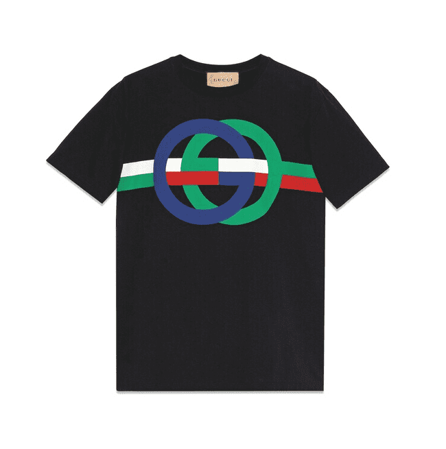 ÁO GUCCI GG T SHIRT MÀU ĐEN UNISEX