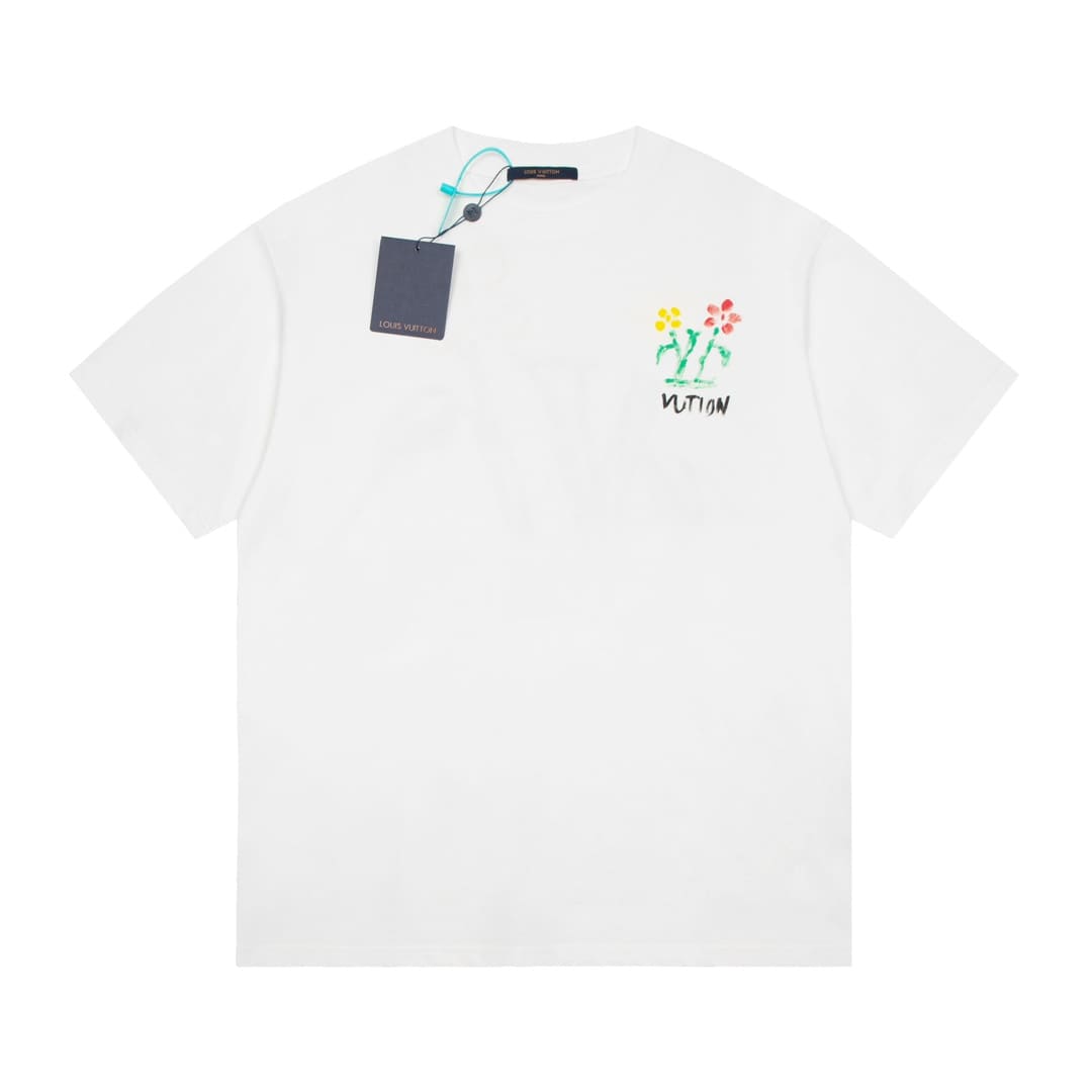ÁO LOUIS VUITTON T SHIRT MÀU TRẮNG UNISEX