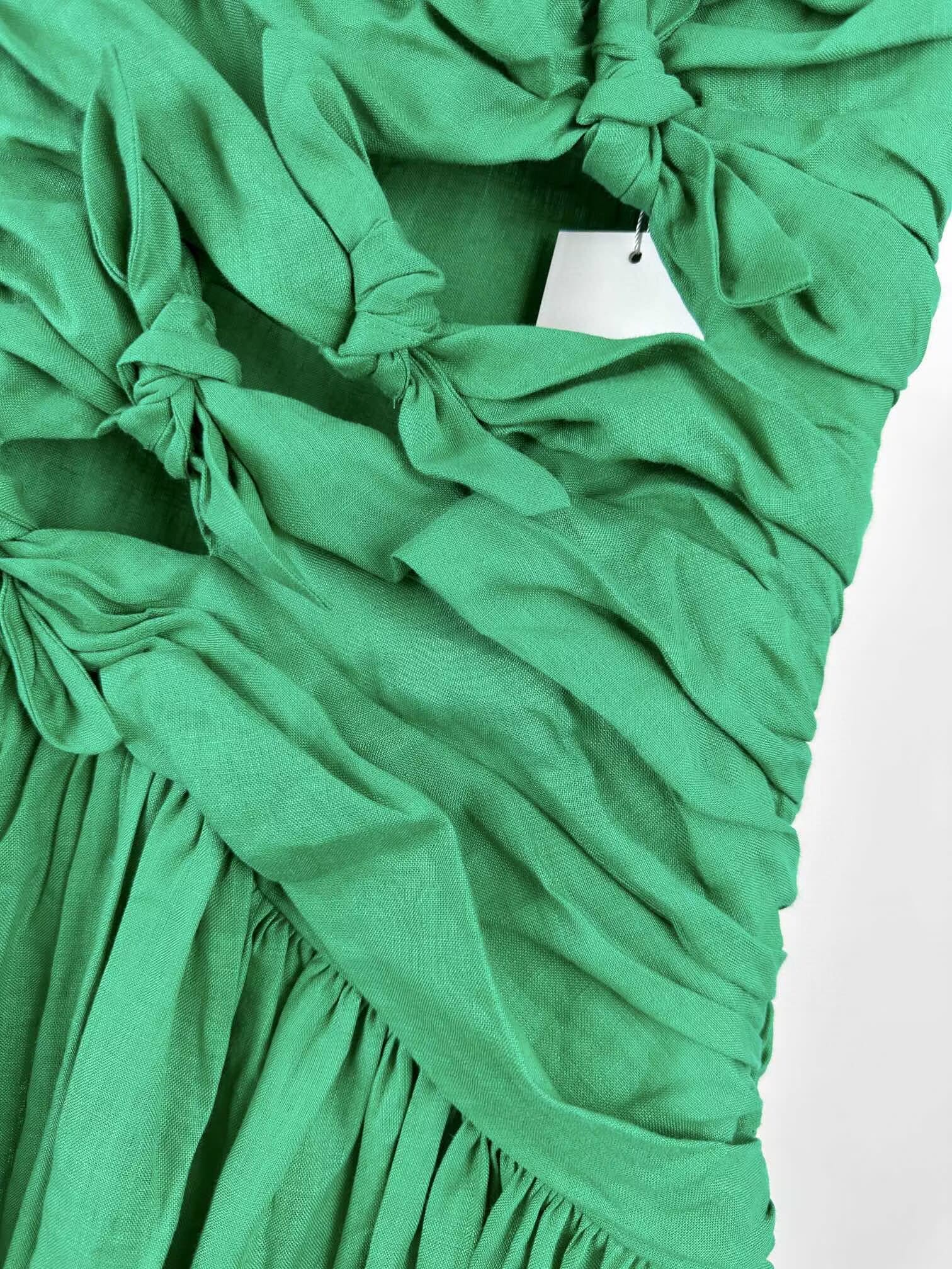 VÁY ZIMMERMANN All Green Party Long Dress High Classy