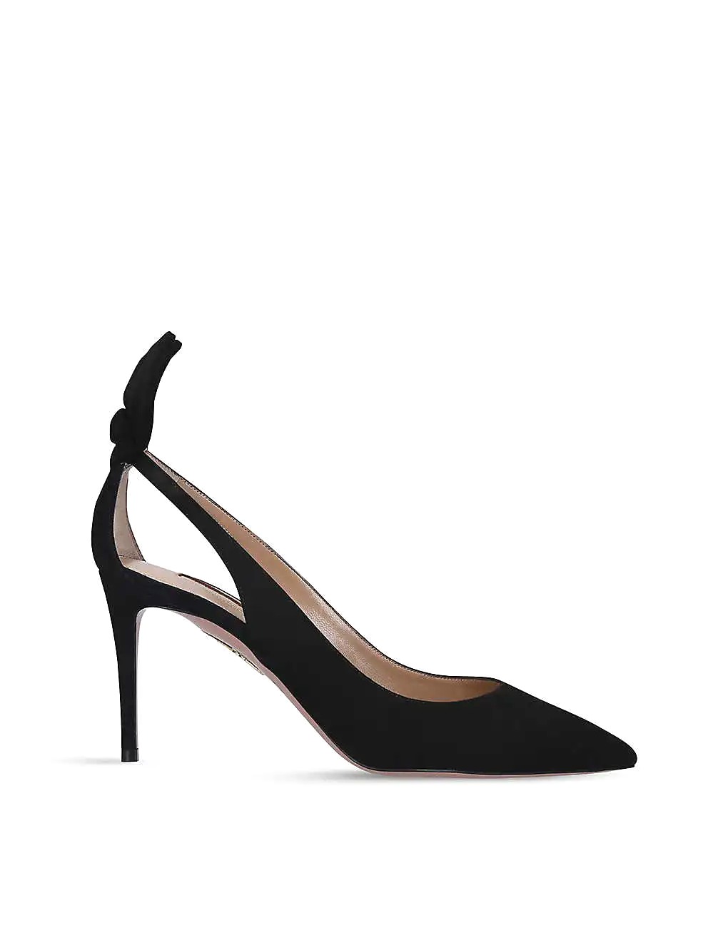 GIÀY AQUAZZURA Deneuve suede heeled pumps