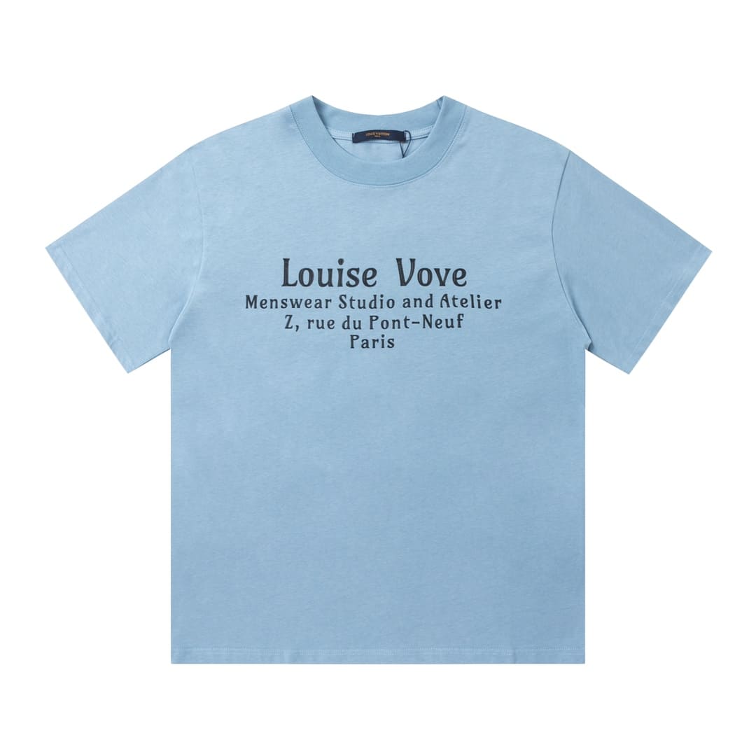 ÁO LOUIS VUITTON T SHIRT MÀU XANH UNISEX