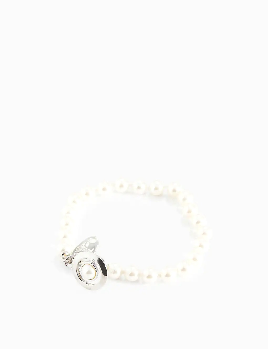 VÒNG TAY VIVIENNE WESTWOOD JEWELLERY Simonetta name-tag pearl bracelet