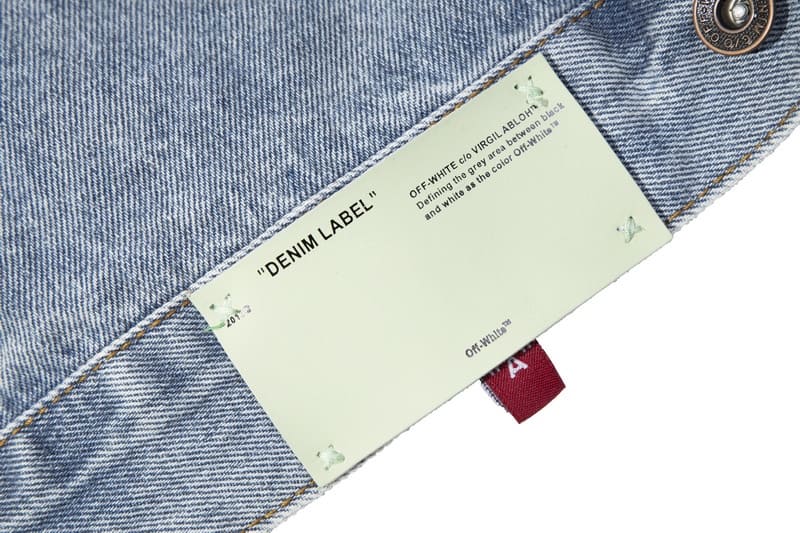 ÁO OFF-WHITE RED LABEL DENIM JACKET