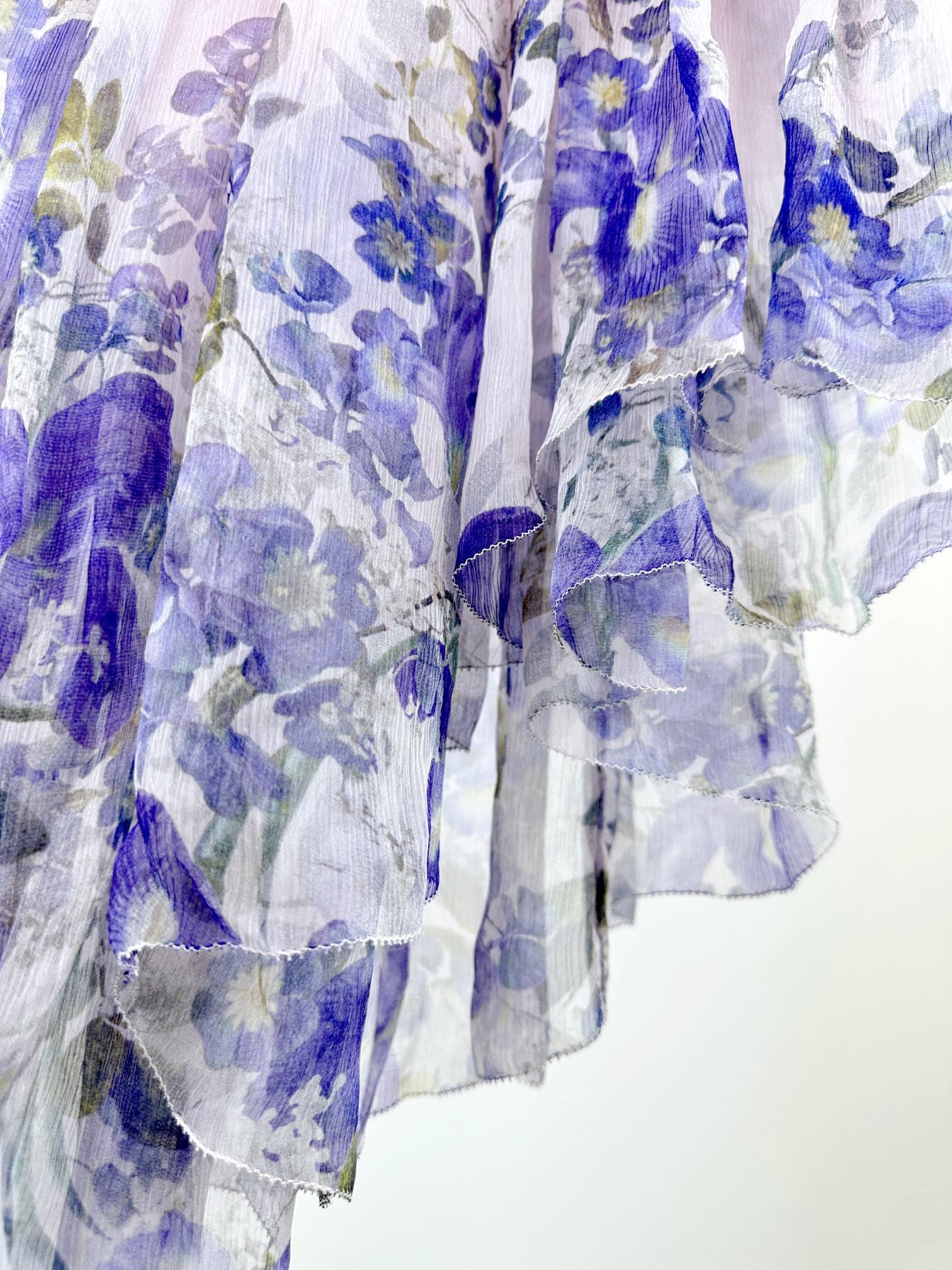 VÁY ZIMMERMANN Vintage Flower Purple Long Dress High Classy