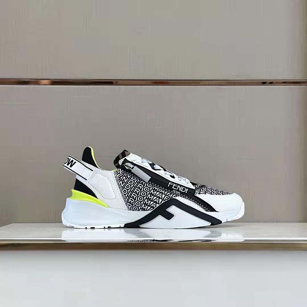 GIÀY Fendi Flow White Nylon Fendi by Marc Jacobs Running Sneakers