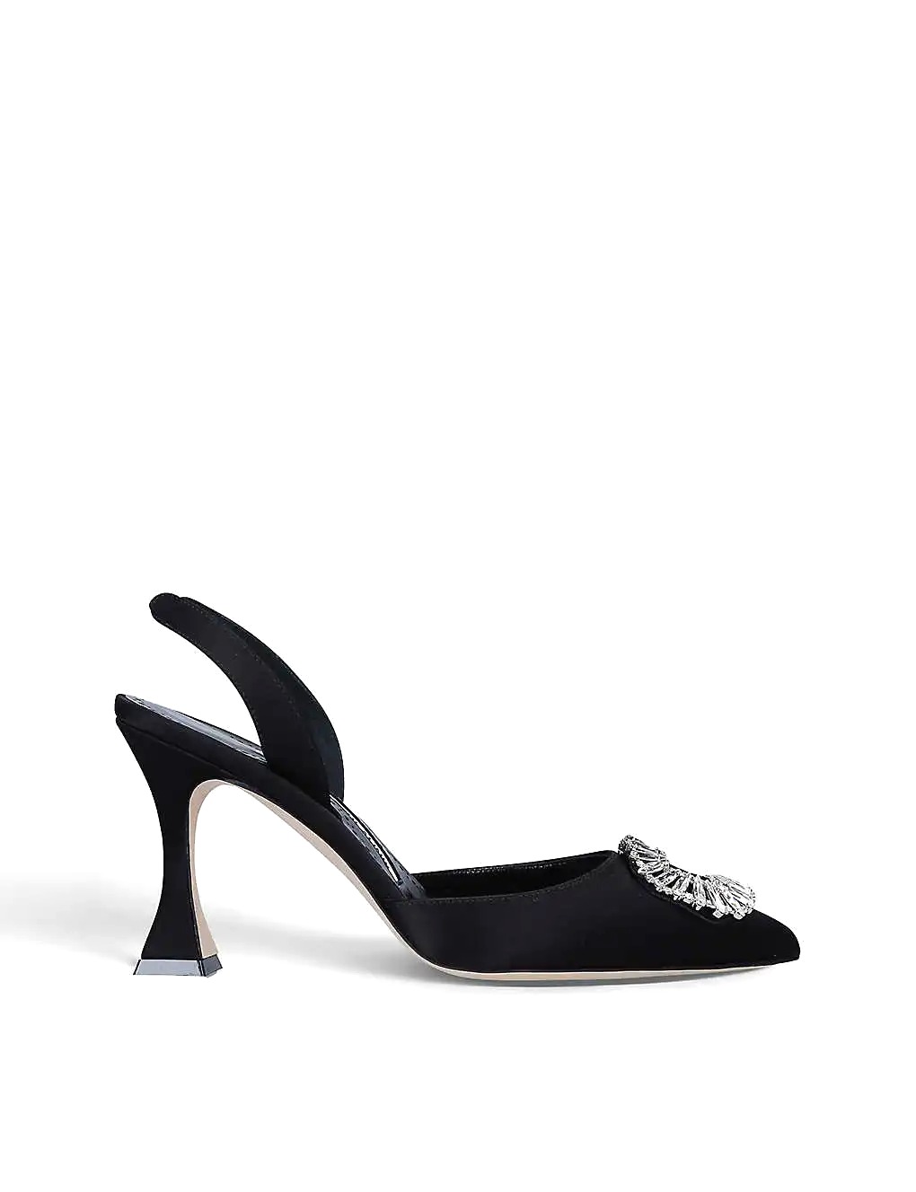 GIÀY MANOLO BLAHNIK Prietasli satin slingback mules