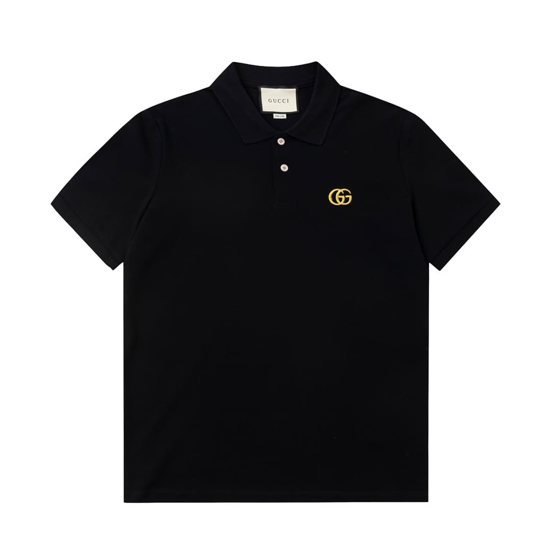 ÁO GUCCI POLO SHIRT MÀU ĐEN UNISEX