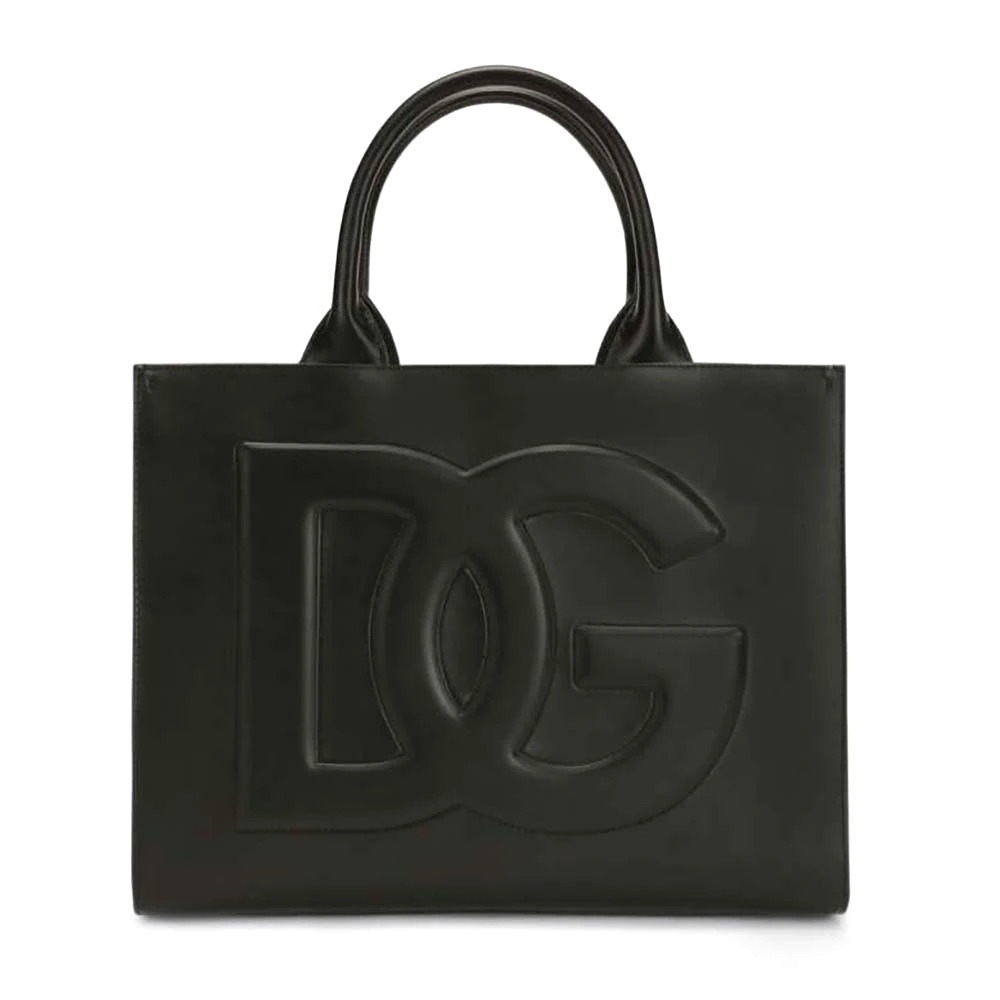 TÚI Dolce Gabbana D&G Women Small Calfskin DG Daily Shopper-Black