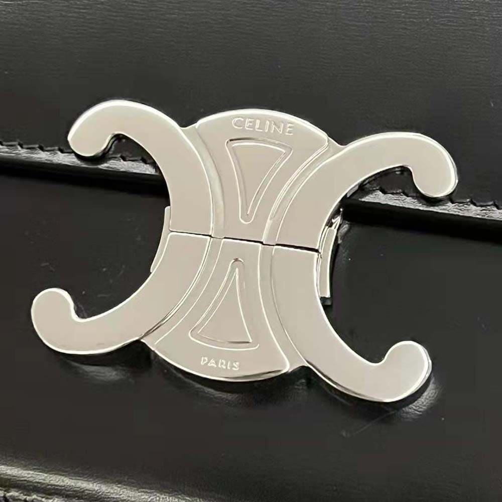 TÚI Celine Women Teen Triomphe Bag in Shiny Calfskin