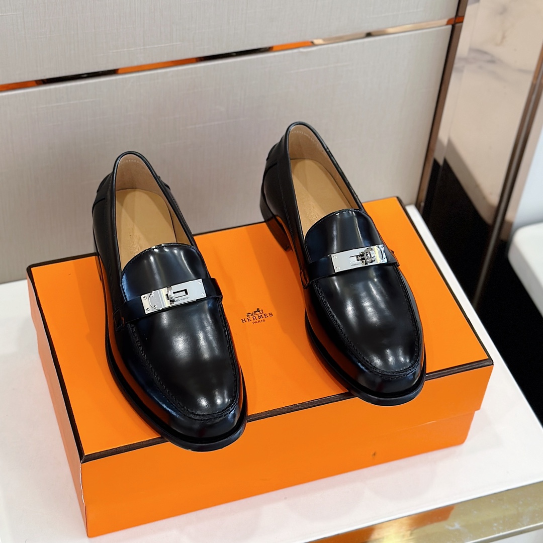 GIÀY HERMES LOAFER SHOES AAA