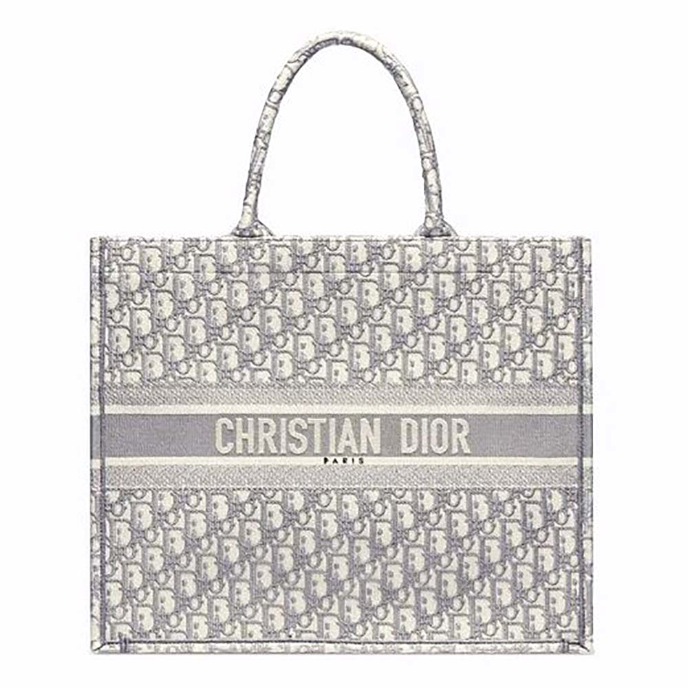 TÚI Dior Women Dior Book Tote-Silver