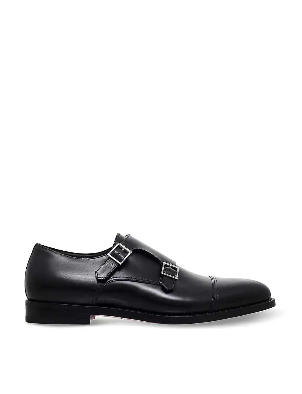 GIÀY SANTONI Wilson leather monk shoes