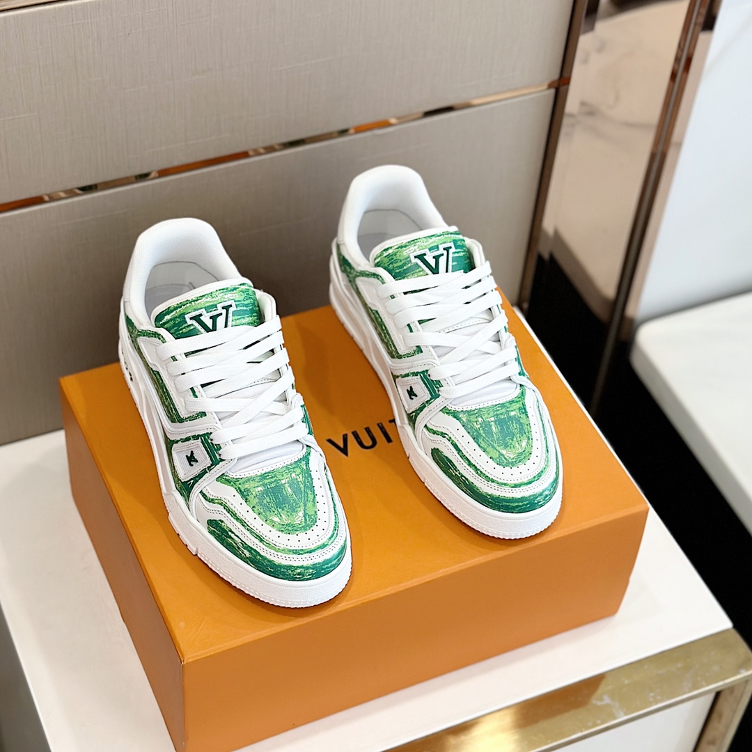 GIÀY LOUIS VUITTON TRAINER MONOGRAM SNEAKERS SHOES AAA