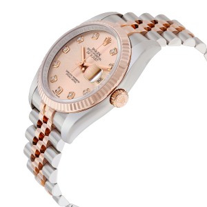 ĐỒNG HỒ ROLEX Oyster Perpetual Datejust 36 Rose Dial Stainless Steel and 18K Everose Gold
