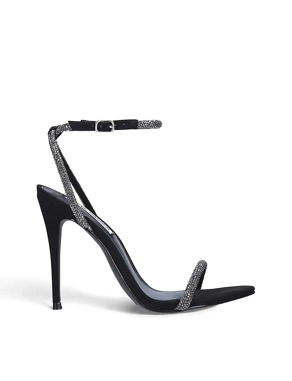 GIÀY STEVE MADDEN Breslin rhinestone-embellished suede heels