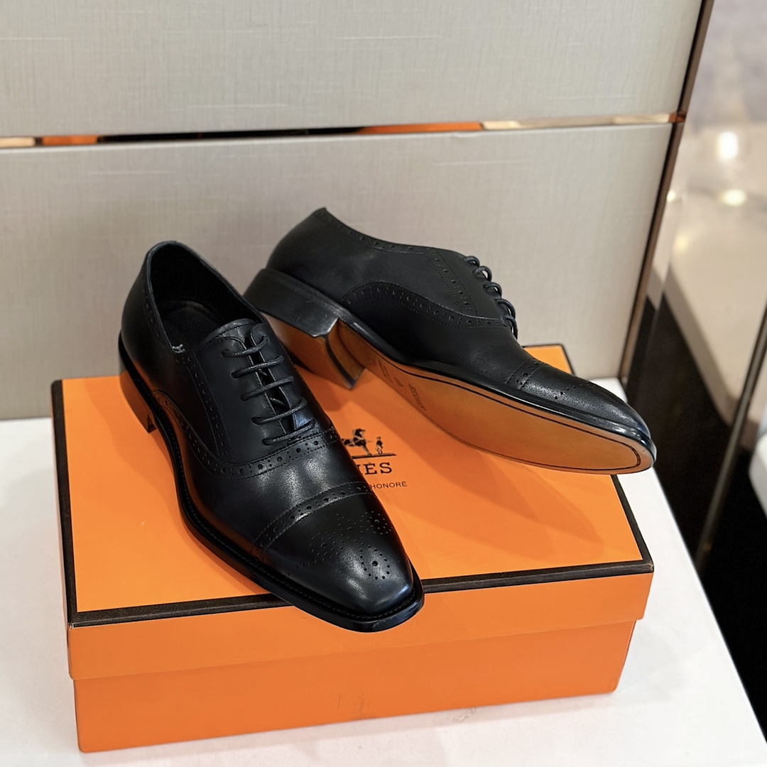 GIÀY HERMES DERBY SHOES AAA