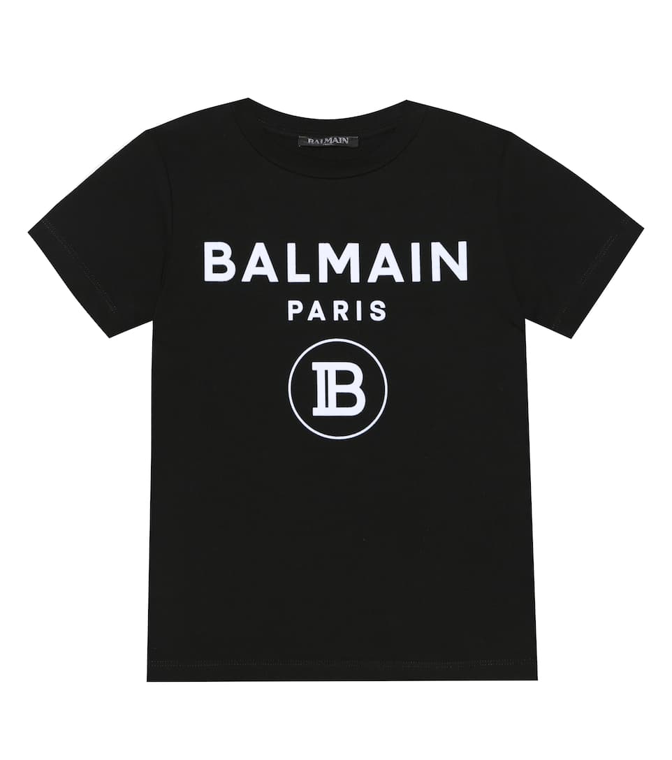 ÁO BALMAIN KIDS Logo cotton T-shirt 9 -16 years