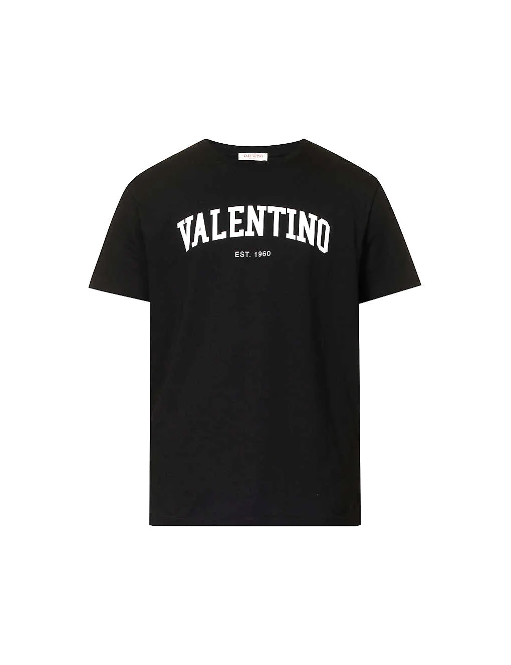 ÁO VALENTINO College logo-print cotton-jersey T-shirt