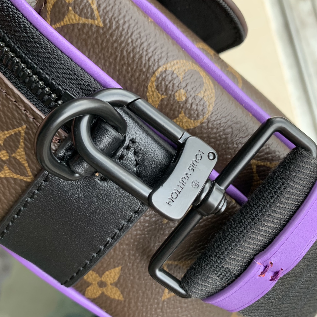 TÚI LOUIS VUITTON Monogram Macassar Virgil Abloh Messenger Bag