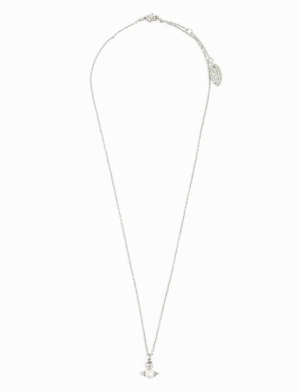 DÂY VIVIENNE WESTWOOD JEWELLERY Balbina platinum-plated brass and faux-pearl pendant necklace