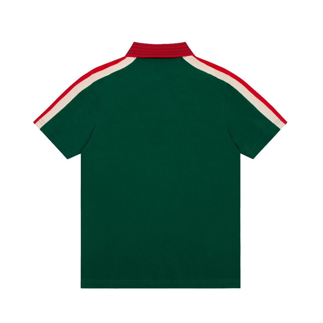 ÁO GUCCI Collar Logo Polo-Shirt