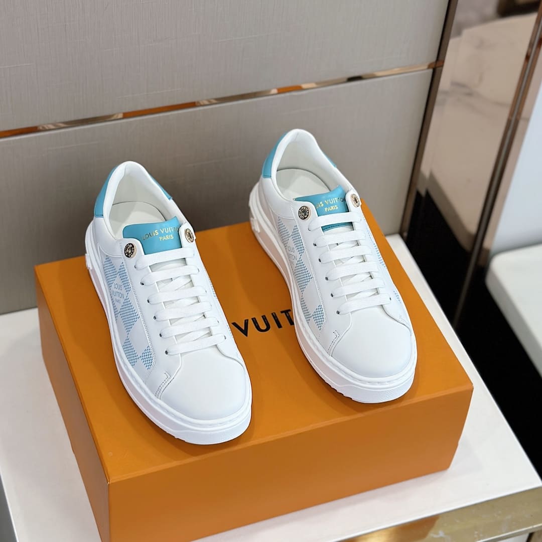 GIÀY LOUIS VUITTON TIME OUT MONOGRAM SNEAKERS SHOES AAA