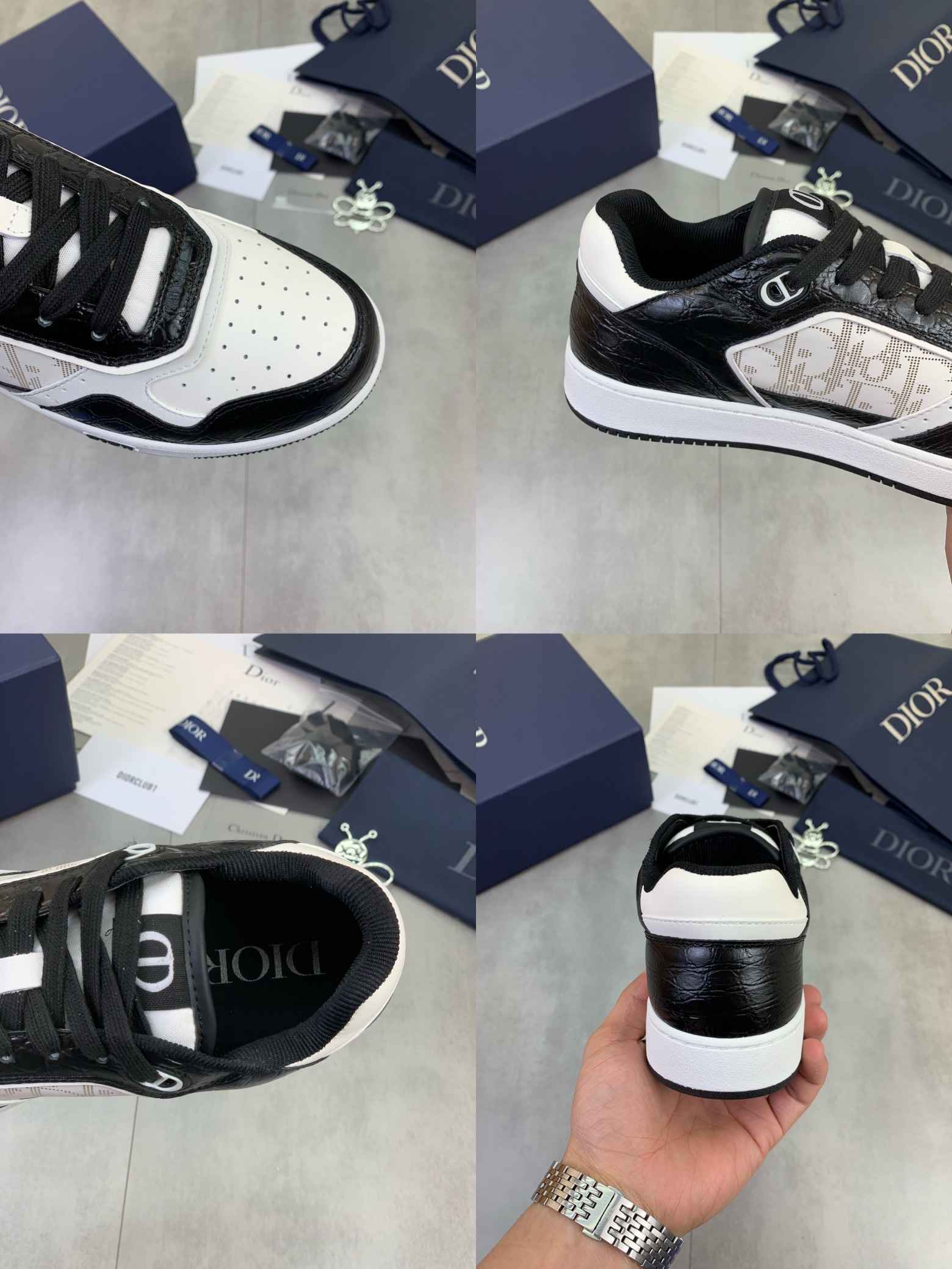 GIÀY CHRISTIAN DIOR LEATHER SNEAKER SHOES AAA