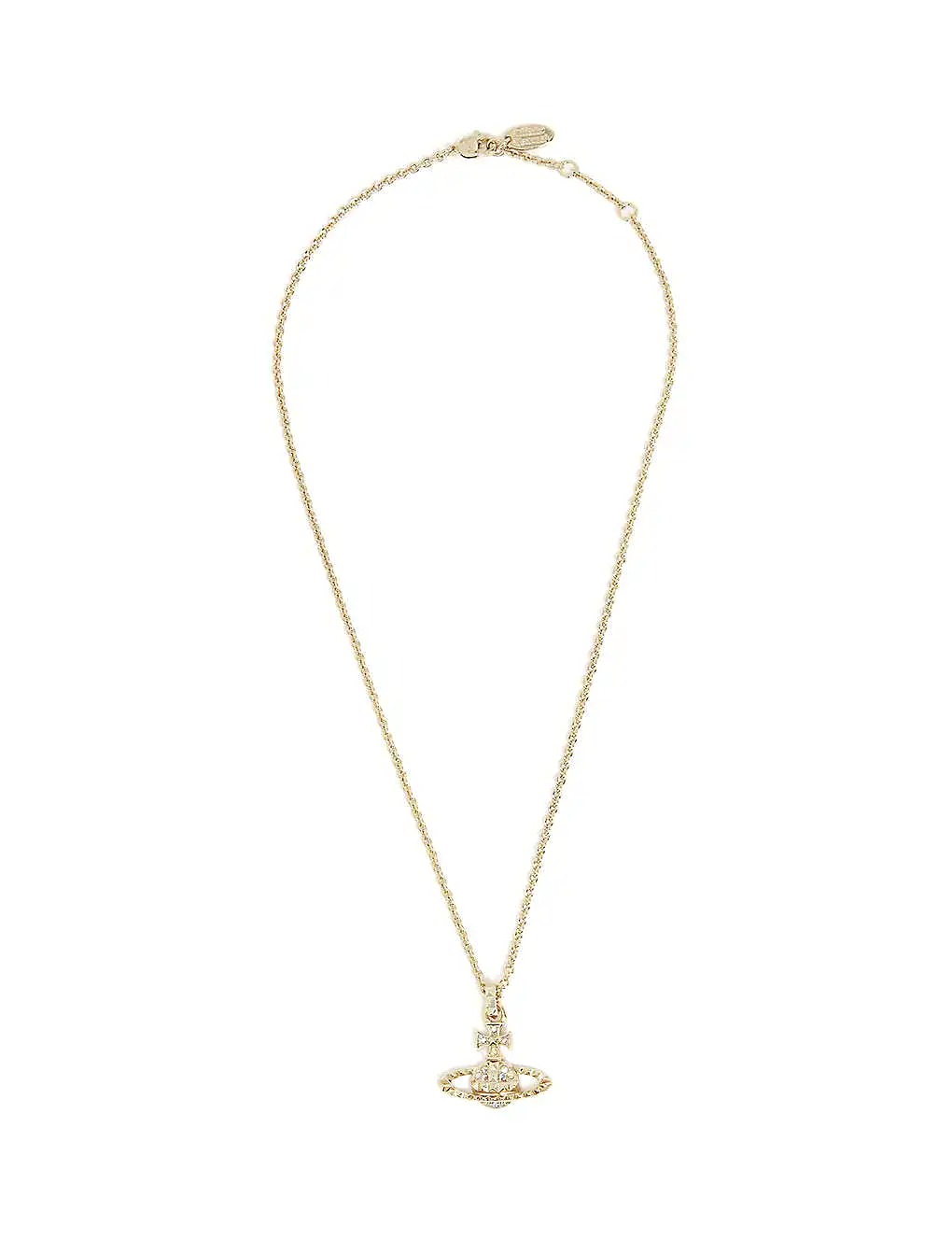 Dây chuyền VIVIENNE WESTWOOD JEWELLERY Mayfair crystal orb necklace