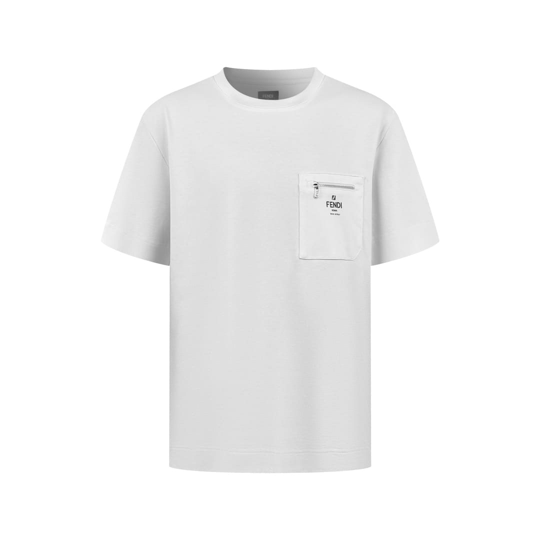 ÁO FENDI T SHIRT MÀU TRẮNG UNISEX