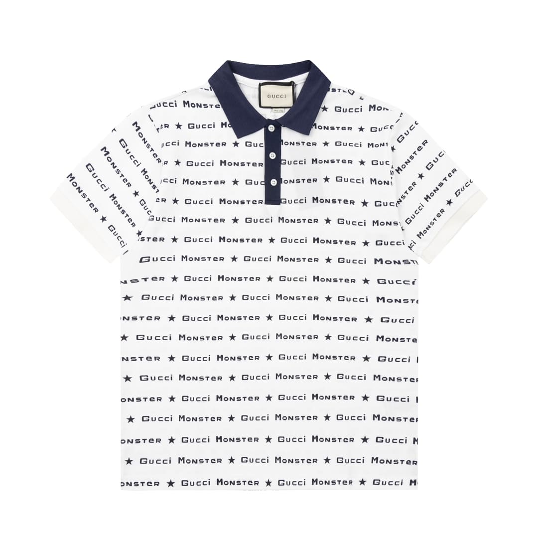 ÁO GUCCI POLO SHIRT MÀU TRẮNG UNISEX