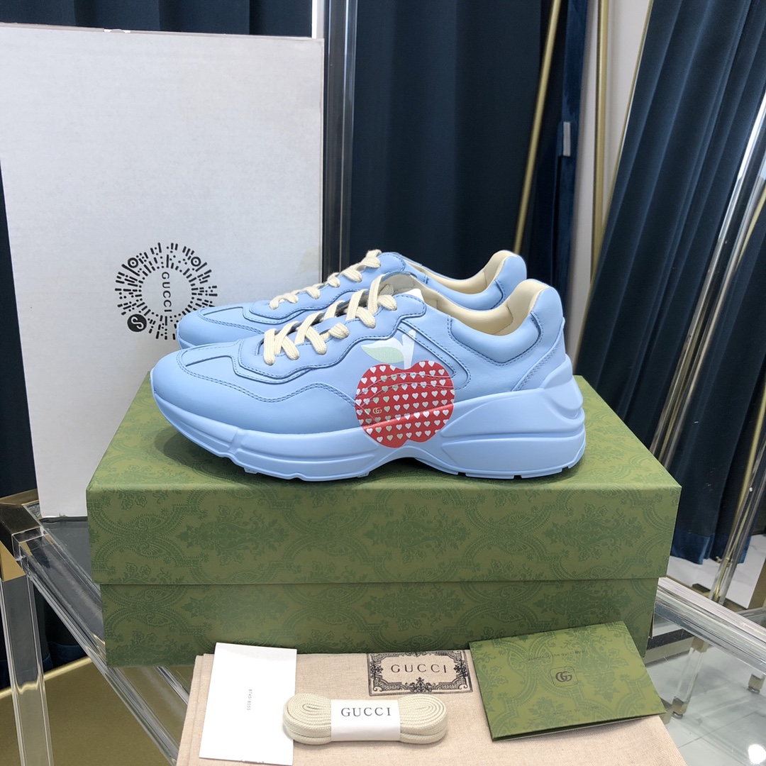 GIÀY GUCCI RHYTON GG ITALIA SNEAKERS SHOES UNISEX