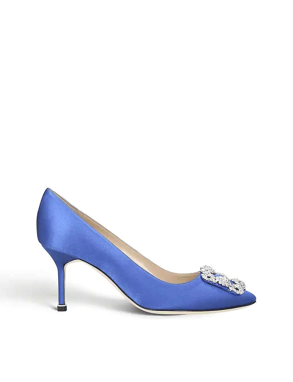 GIÀY MANOLO BLAHNIK  Hangisi 70 satin courts