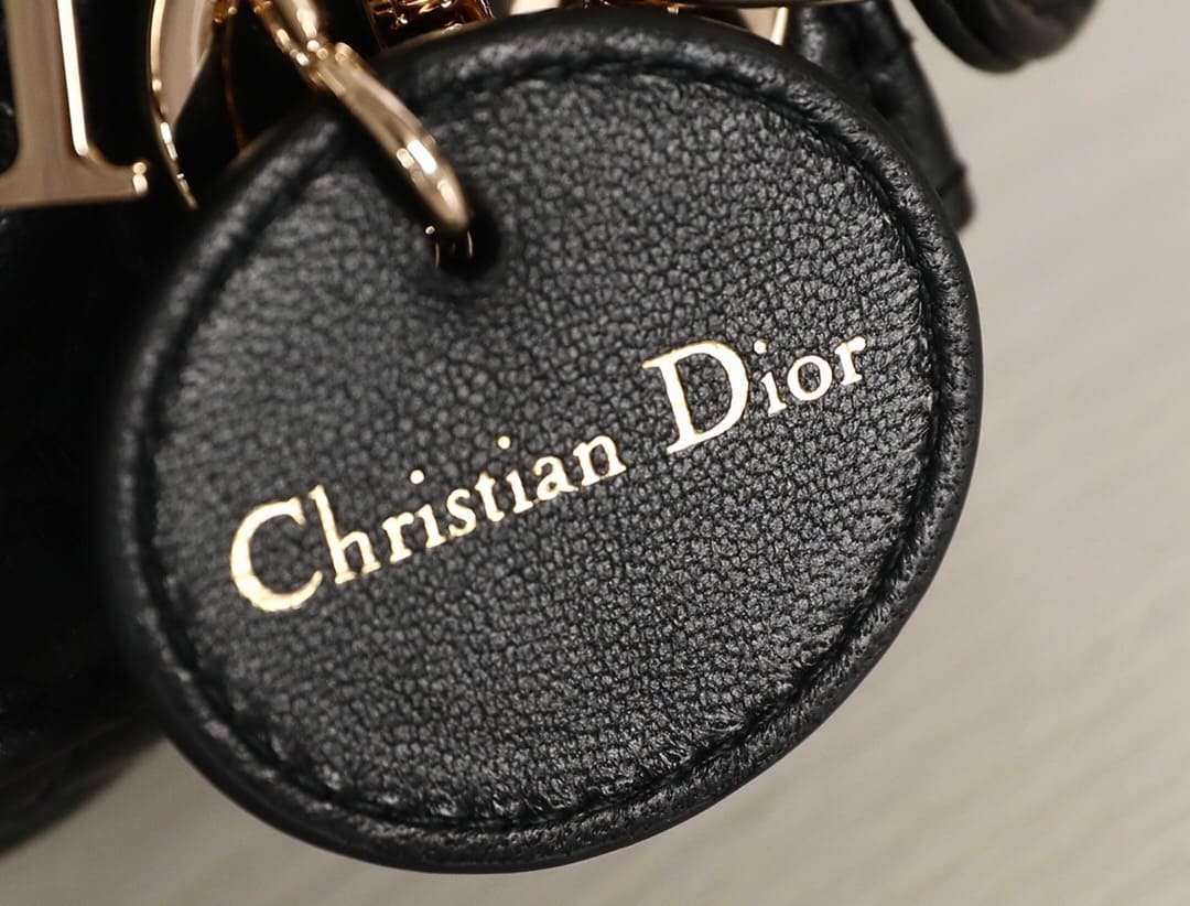 TÚI CHRISTIAN DIOR Women Micro Lady Dior Bag Black Cannage Lambskin Top Quality