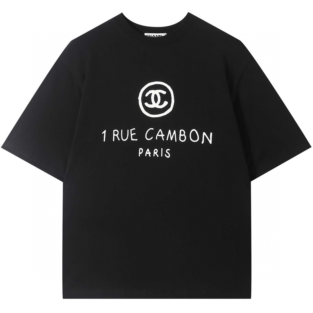 ÁO CHANEL 1 RUE CAMBON PARIS LOGO T -SHIRT SS2022