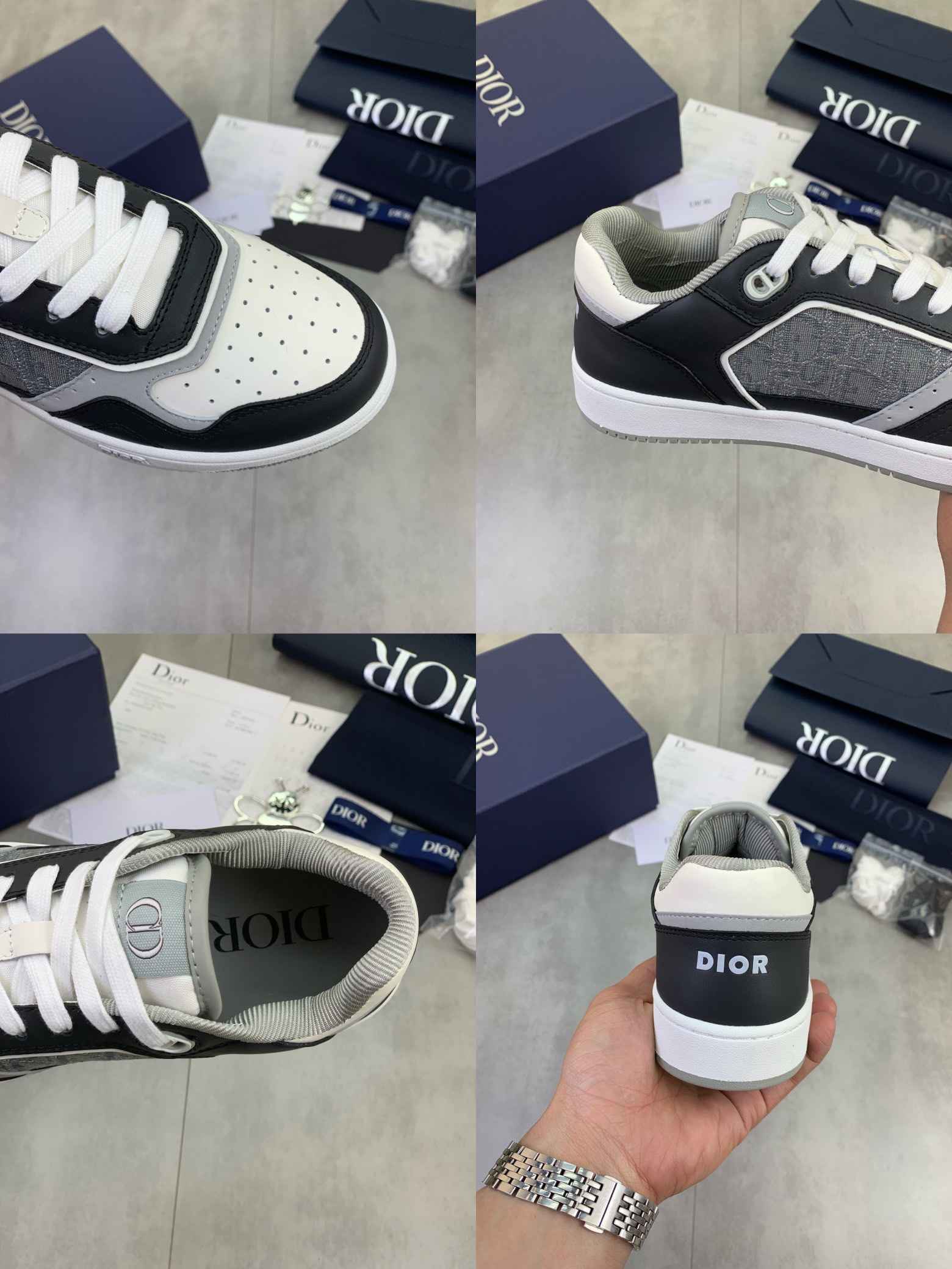 GIÀY CHRISTIAN DIOR LEATHER SNEAKER SHOES AAA