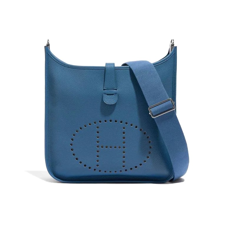 TÚI Hermès Evelyne 33 Clemence Bleu Agathe