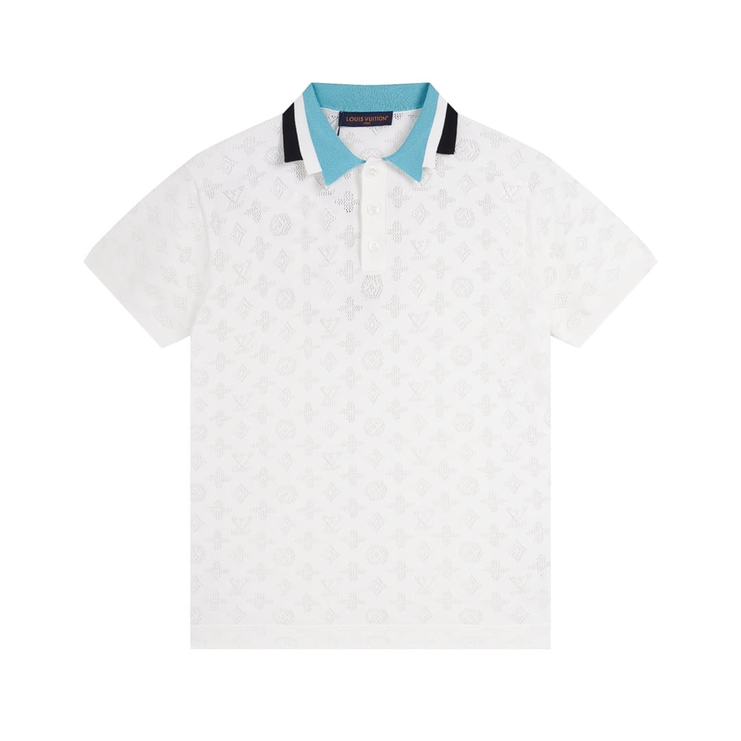 ÁO LOUIS VUITTON POLO SHIRT MÀU TRẮNG UNISEX
