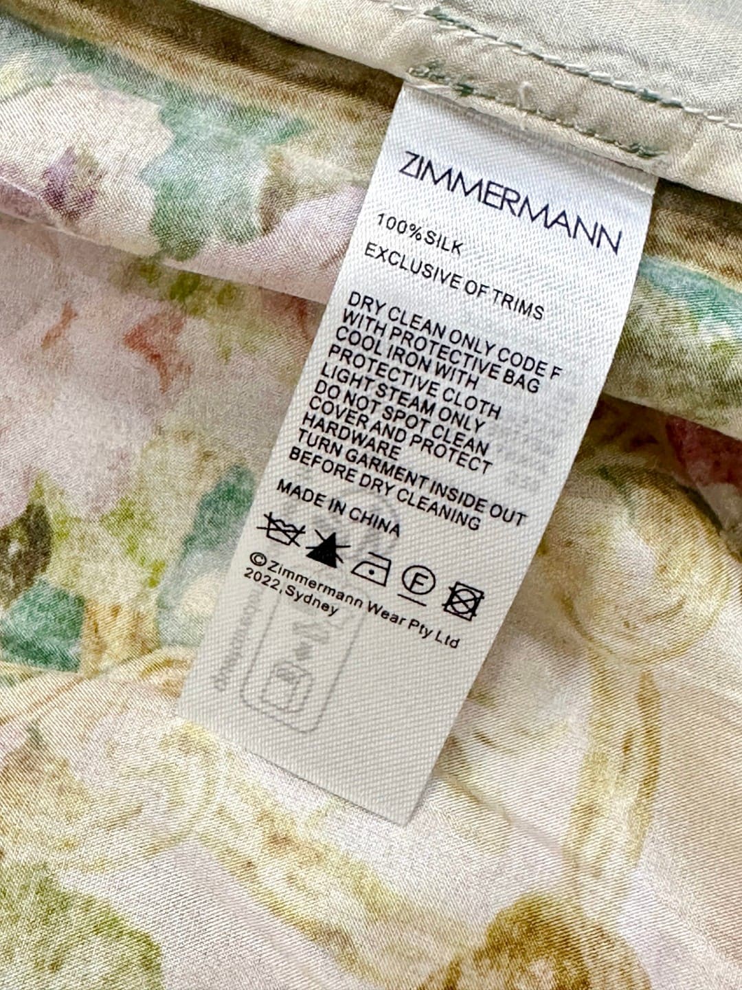 QUẦN ZIMMERMANN Flower Vintage Dress High Classy