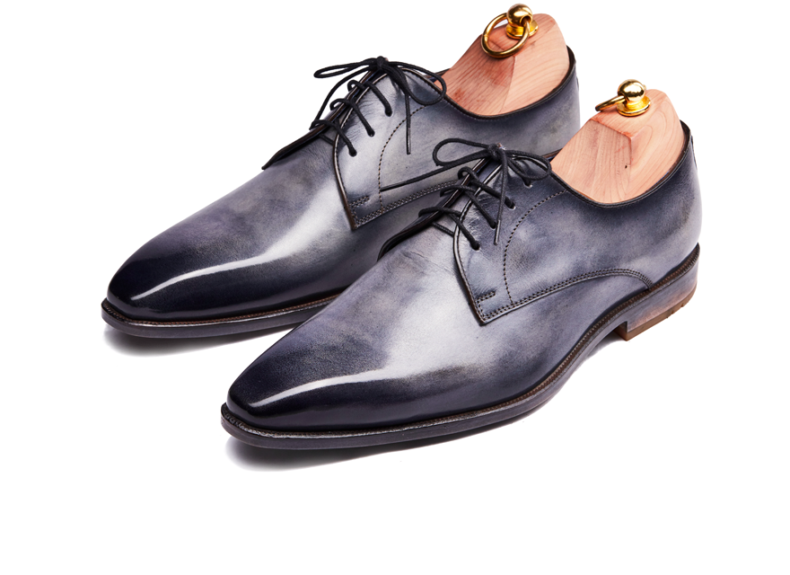 HENDERSON SHOES PERSONALIZATION GREY RUSSO PAINTING HANDCRAFTED SHOES