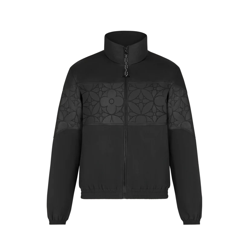 ÁO LOUIS VUITTON MONOGRAM FLOWER MIX LEATHER BLOUSON